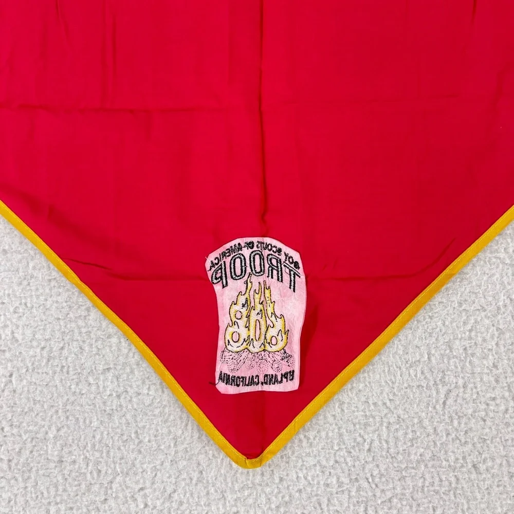 Boy Scouts‎ of America VTG Red Troop Upland Bandana Scarf